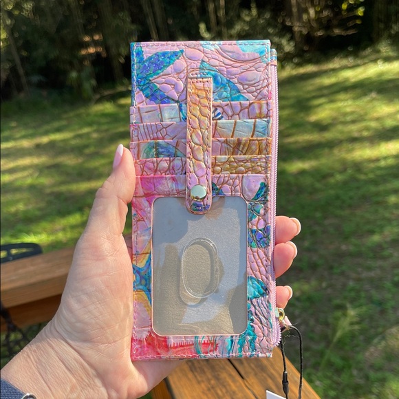 Brahmin Starlight Ombre Melbourne Credit Card Wallet - Picture 2 of 5